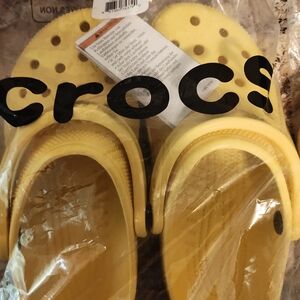 Crocs Yellow Clogs